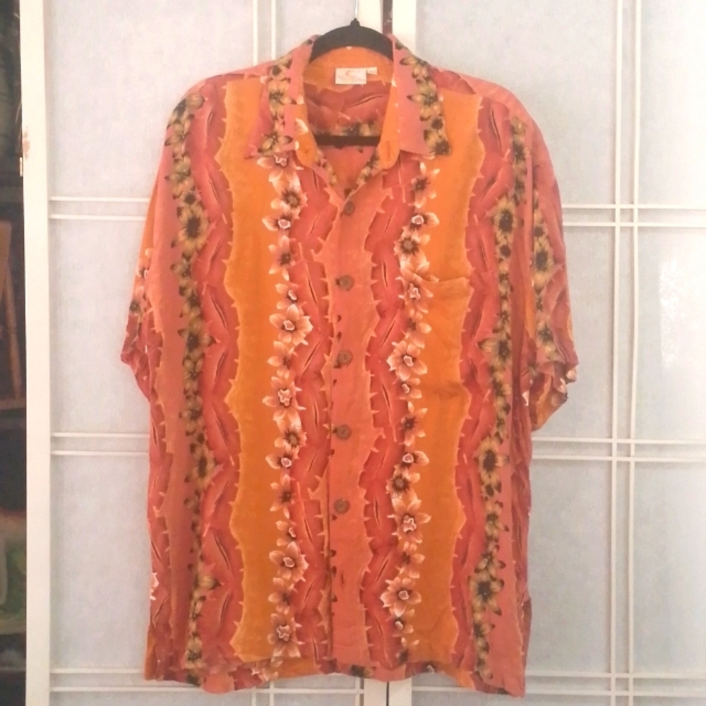 Vintage Pineapple Moon Aloha Shirt